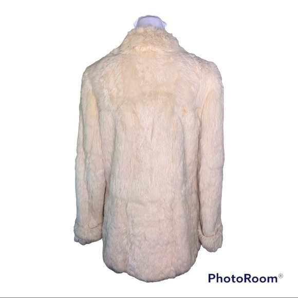 Rabbit fur jacket ladies size S - Picture 2 of 10